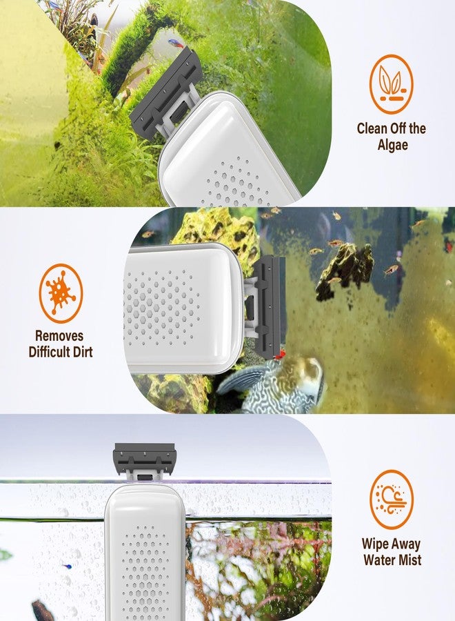 fishkeeper Magnetic Aquarium Fish Tank Glass Cleaner - Exquisite & Super Strong Magnetism, Double Side Floating Algae Scraper Cleaning Tools for 0.1 to 0.7 Inch Glass Tanks (Mini/M/L/XL) - Image 3